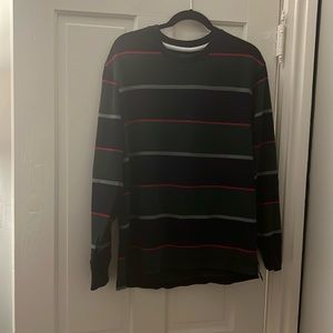 J Crew Men’s rugby Green and Blue Sz M